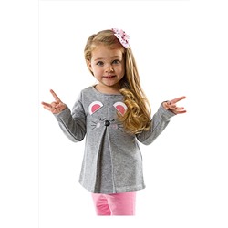 Denokids Uykucu Fare Kız Çocuk Tunik CFF-18S1-179-U