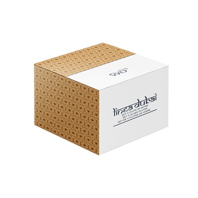 Бокал для шампанского, 150 мл, 4 шт, стекло Р, янтарный, Dubai, 62727