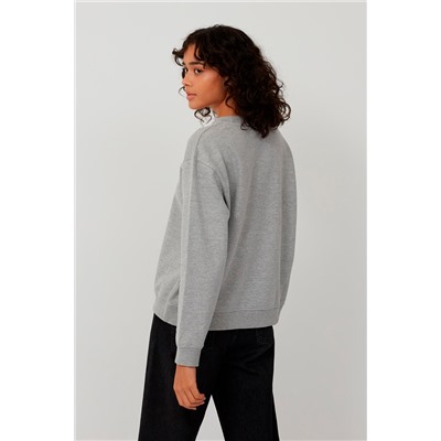 Sudadera Gris jaspeado