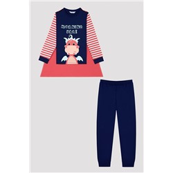 Penti Erkek Çocuk Dragon Face Uzun Kollu Pijama Takımı PN19GK7X23SK-PR19