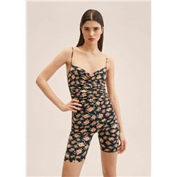 Mono estampado flores -  Mujer | MANGO OUTLET España