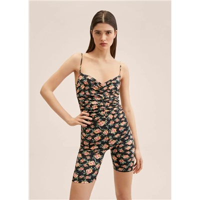 Mono estampado flores -  Mujer | MANGO OUTLET España