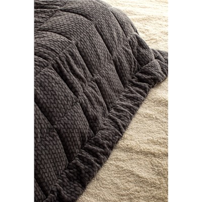 Beth Tek Kişilik Wellsoft Comforter Set - Antrasit