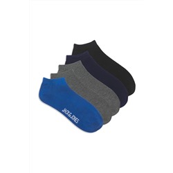 5 pares de calcetines Azul marino, azul claro y negro