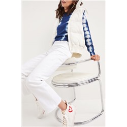 Chaleco padded de encaje