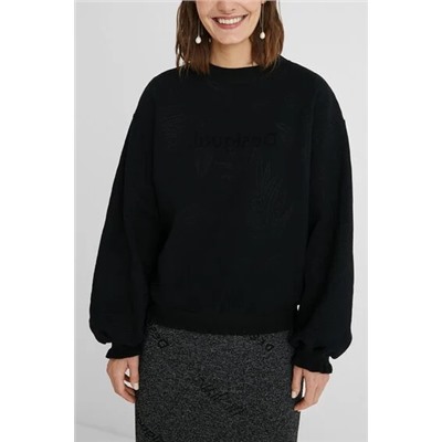 Sudadera felpa bordados