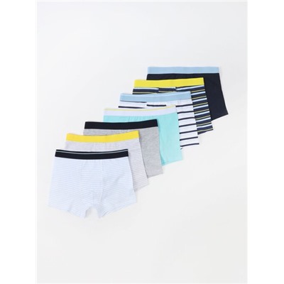 PACK DE 7 CALZONCILLOS TIPO BÓXERS COMBINADOS