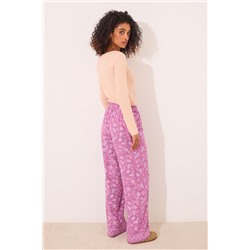 Pantalón largo viscosa estampado boho floral