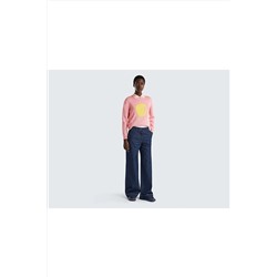 United Colors of Benetton Kadın Mix Meyve Desenli Koton Kazak 123P1594E105H-911