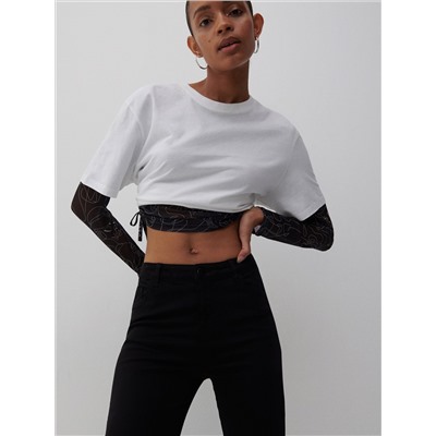 Hose im Slim-Fit