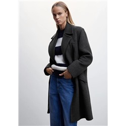 Abrigo doble botonadura -  Mujer | MANGO OUTLET Melilla