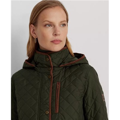 Lauren Ralph Lauren Women's Hooded Quilted Coat