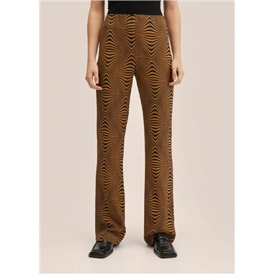 Pantalón estampado retro -  Mujer | MANGO OUTLET Melilla