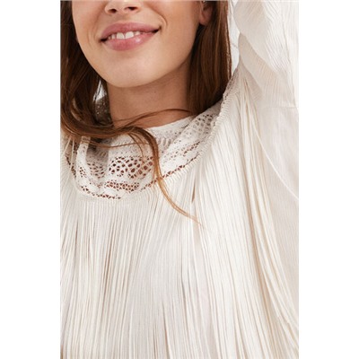 Blusa boho flecos