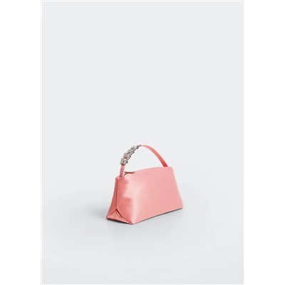 Bolso mini satinado -  Mujer | MANGO OUTLET Melilla