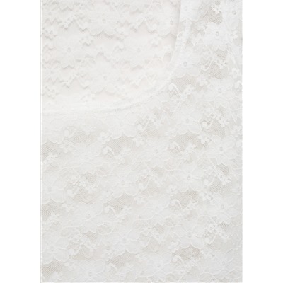 Top encaje floral
