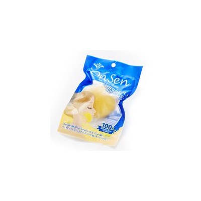 Натуральный спонж «Konjac» (конняку) для умывания OnSen/ OnSen Konjac Sponge yellow