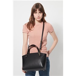 Bolso de piel Parl Negro