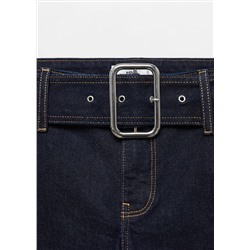Jeans flare cinturón
