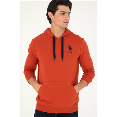 Erkek Kiremit Basic Sweatshirt