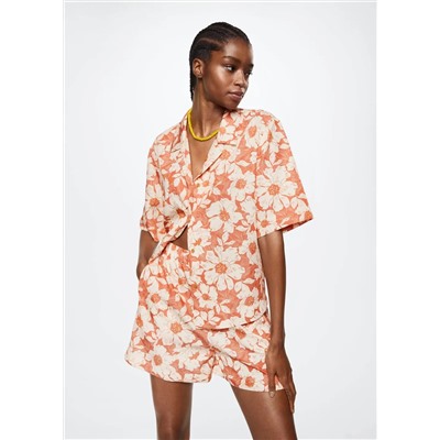 Short estampado flores -  Mujer | MANGO OUTLET Melilla