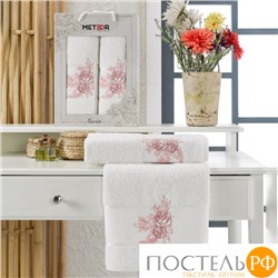 11254 Комп. Пол. METEOR махр. в короб. (50x90/1)(70х140/1) 2 шт. NARIN кремовый