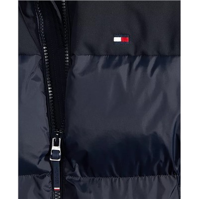 Tommy Hilfiger Men's Mixed-Media Puffer Jacket