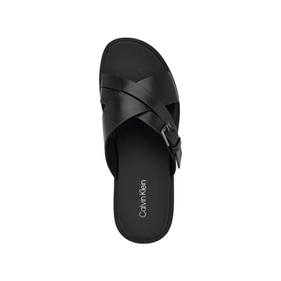 Calvin Klein Men's Elon Casual Slip-On Flat Sandals