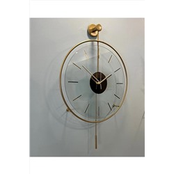 MetaQuartz Aksesuar Premium Massive Cam Metal Duvar Saati , Modern Dekoratif Metal Duvar Saati MassivePremium