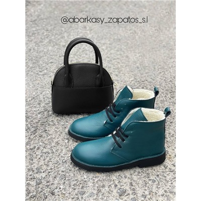 Ab.Zapatos 4619/2 Petrol+Ab.Zapatos PELLE Peque (550) Negro АКЦИЯ