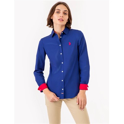 SOLID STRETCH POPLIN SHIRT
