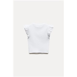 RUFFLED T-SHIRT