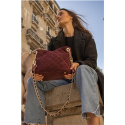 Bolso de piel Hina Violeta