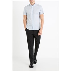 Camisa slim fit - Celeste