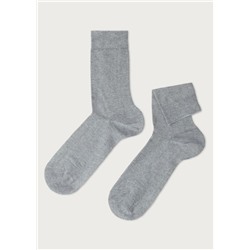 Kurze Herrensocken aus elastischer Baumwolle