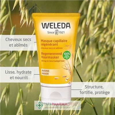 Weleda Avoine Masque Capillaire Régénérant 150ml