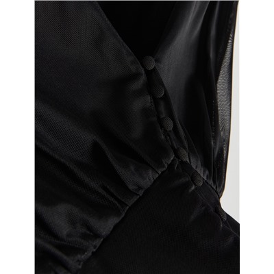 Bluse mit Volantärmeln