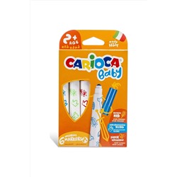 Carioca Jumbo Bebek Süper Yıkanabilir Keçeli Boya Kalemi 6'lı U307104