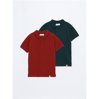 2-PACK OF BASIC POLO SHIRTS