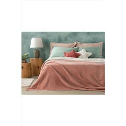 English Home Plain Pamuklu Tek Kişilik Battaniye 150x200 Cm Pudra-gül Kurusu TYC00567881098
