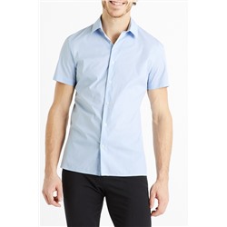 Camisa slim fit - Azul