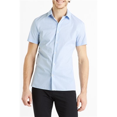 Camisa slim fit - Azul