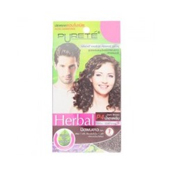 Травяной оттеночный шампунь Purete(темно-коричневый) / Purete Herbal P4 Dark brown Shine Colour Shampoo