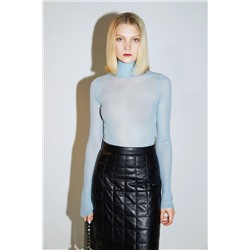 Jersey fino de lana Celeste