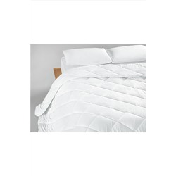 English Home Siesta Mikrofiber Çift Kişilik Yorgan 195x215 Cm Beyaz 10012273