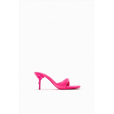 QUILTED HEELED SANDALS