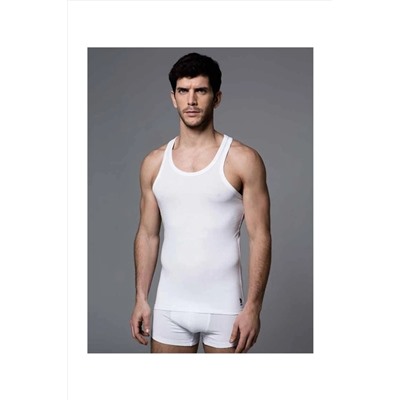 U.S. Polo Assn. Erkek Beyaz Atlet Boxer Takım USP80088