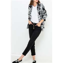 Chaqueta Negro y blanco