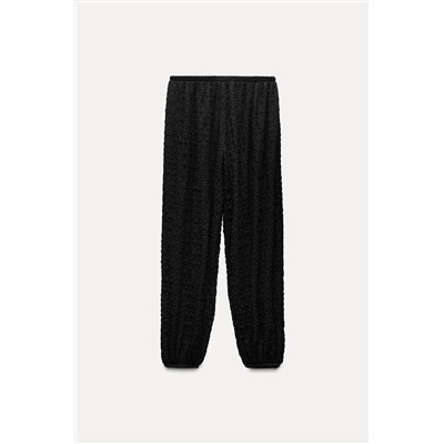 TEXTURED TROUSERS