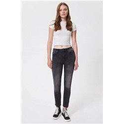 Lee Cooper Jacklin Kadın Jean Highrise Straight Fit Pantolon Kai 221 LCF 121007